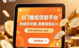 0门槛低贷款平台有哪些可靠，正规低息贷款怎么申请