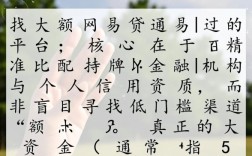 哪里有大额网贷易通过的平台，怎么申请秒下款？