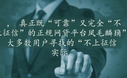 网贷哪些平台可靠点不上征信，2026正规口子有哪些？