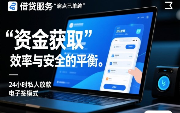 24小时私人放款电子签安全吗？怎么申请秒下款？