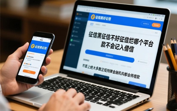 征信不好怎么借款，哪个平台借款不会记入征信？