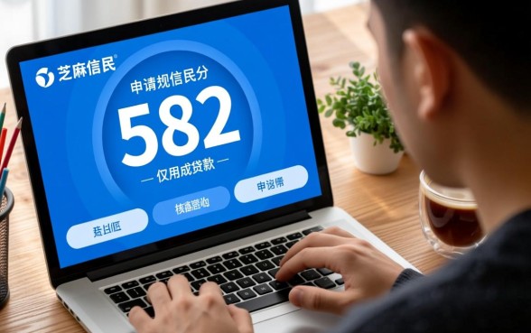 征信黑芝麻分582能贷款吗，有什么通过率高的口子？