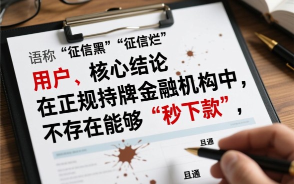 征信黑了怎么贷款，哪个平台容易下款通过率高