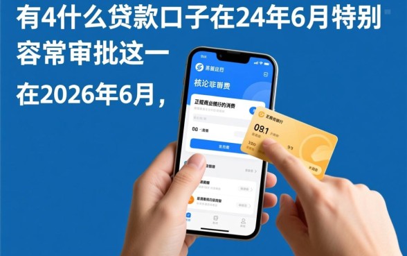 24年6月贷款口子容易审批吗，2026年6月哪个容易下款