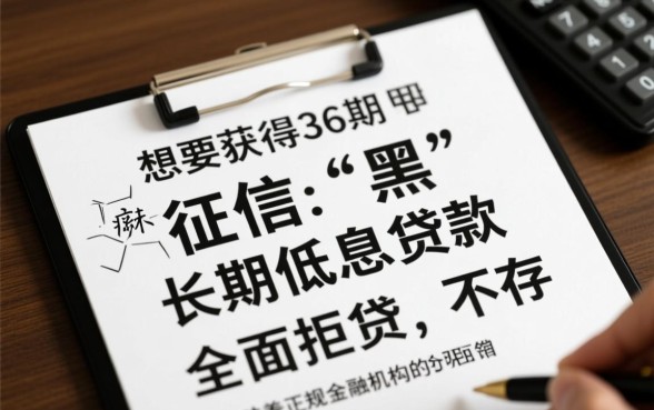 征信不好怎么贷款，哪个平台可以分36期？