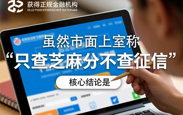 征信不好怎么贷款，只查芝麻分不看征信能下吗