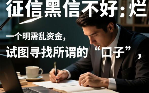 征信黑怎么贷款，哪里有不查征信的网贷