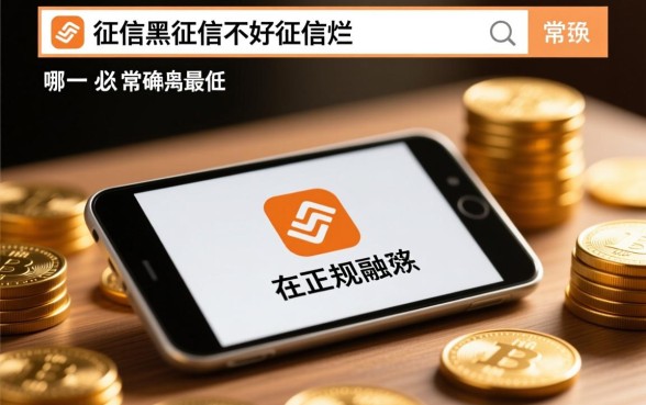 征信黑哪个借钱软件利息最低，征信不好怎么贷款？