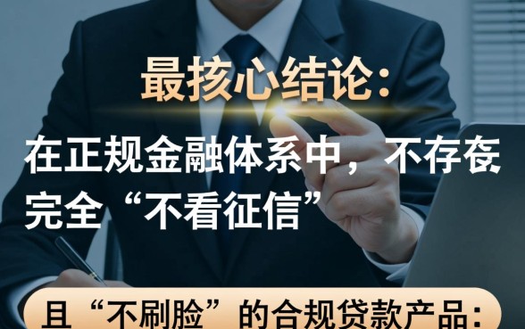 征信黑了怎么贷款，什么贷款不上征信不刷脸