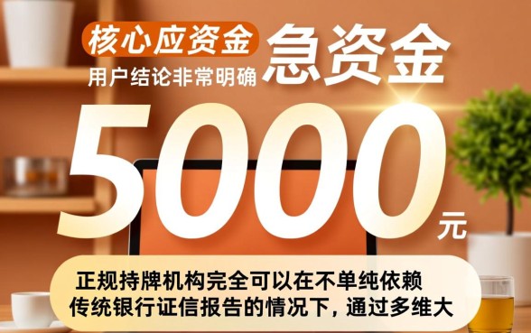 小额借款3000马上到账不看征信，哪里可以借到？