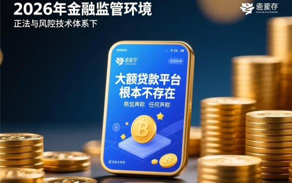 2026年真的有不看征信的大额贷款平台吗，哪里申请