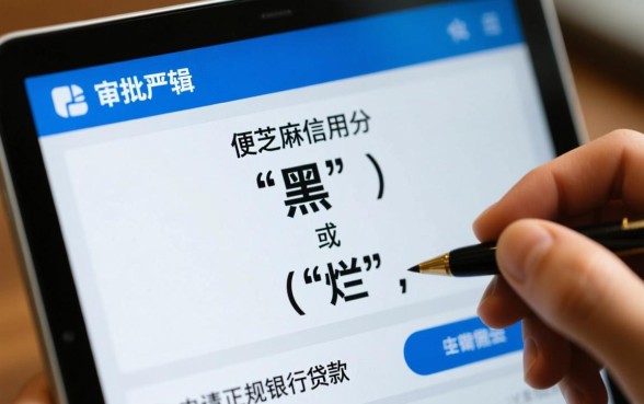 征信黑了怎么贷款，芝麻信用高容易下款吗？