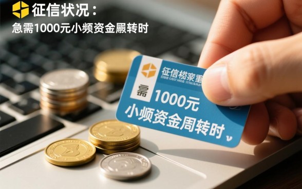 征信不好怎么借钱，不看征信哪里能借1000？