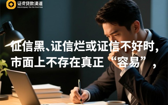 征信黑怎么贷款，有哪些不看征信的网贷口子？