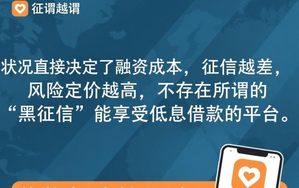 征信黑了怎么借款，哪个平台利息最低