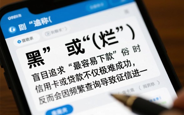 征信黑了能下款吗，征信不好信用卡贷款哪里最容易下款
