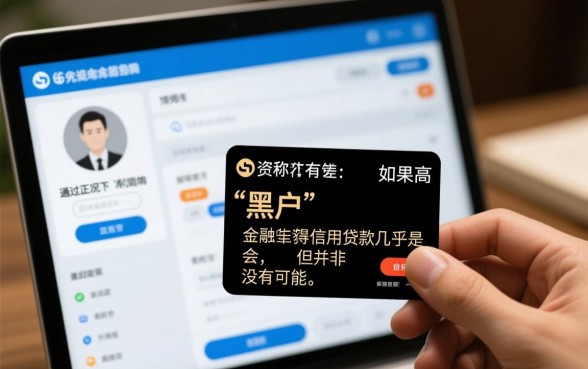 征信黑了能贷款吗，黑户有没有可以借款的口子