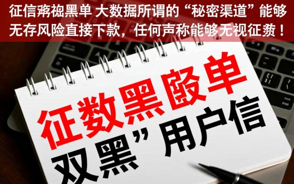 有人知道双黑名单用户能下款的秘密渠道吗，双黑户哪里能下款