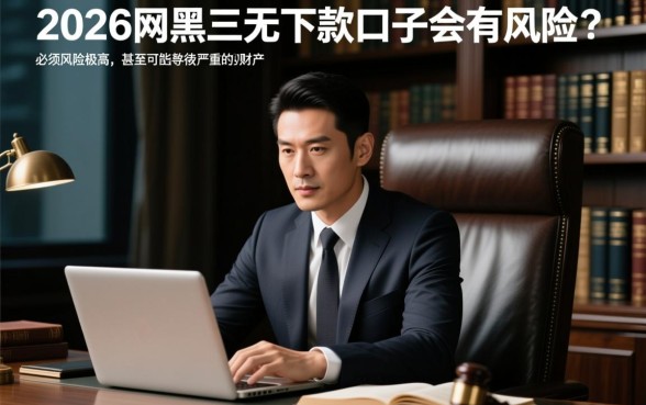 使用2026网黑三无下款口子会有风险吗，网黑能下款吗