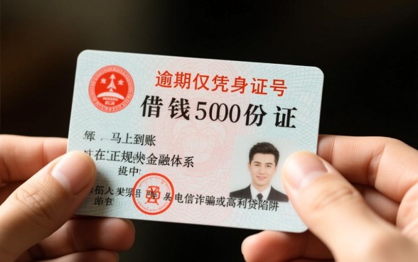 征信有逾期身份证号借钱5000吗，哪里申请马上到账？