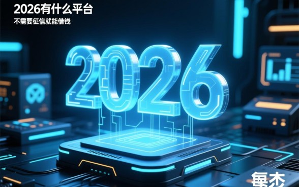 2026有什么平台不需要征信就能借钱的，哪里能借到钱不看征信