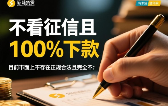 不看征信借钱的平台100%能借到吗？哪个平台不看征信能借到钱？