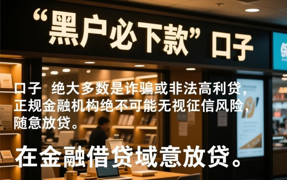 黑户能下款的口子是真的吗，黑户贷款哪里有