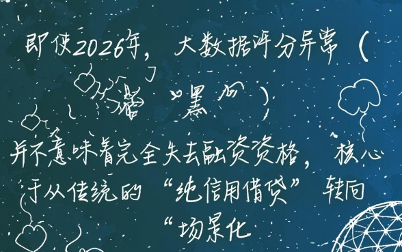 2026年大数据黑了依然可以下款的口子，哪里能借到钱？