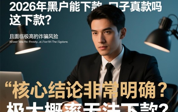 2026年黑户能下款的口子真的能下款吗，2026年黑户必下款口子有哪些