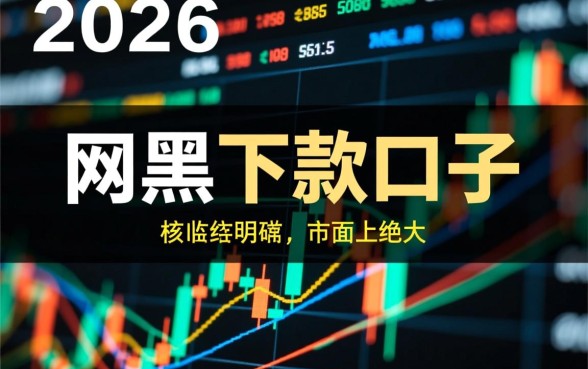 网黑下款口子2026年有哪些真实评价，网黑口子靠谱吗