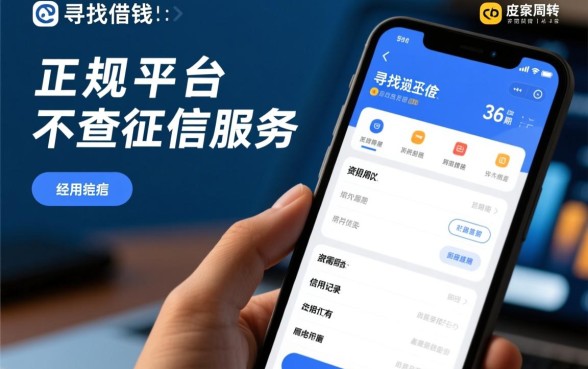 借钱可以分36期不查征信吗，正规平台怎么申请？