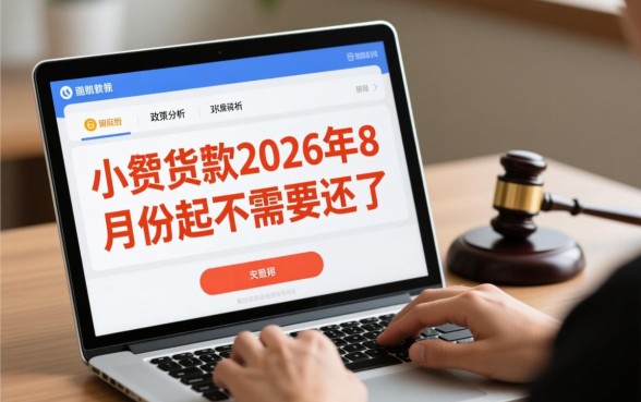 小额贷款2026年8月份起不需要还了？是真的吗？