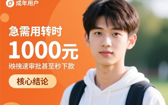 小额贷款1000元秒下款有哪些，18岁能申请的口子有哪些