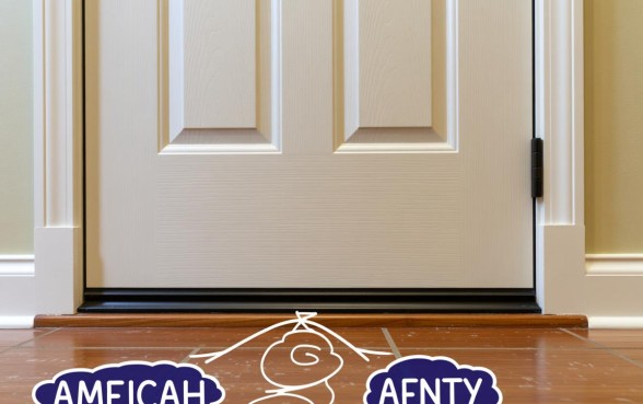 美国家庭的门下面留一个口子叫什么名字，有什么作用？