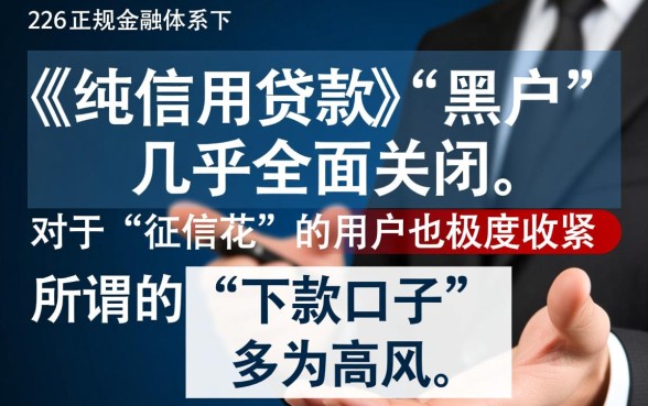 2026征信花黑户能下款的口子有哪些，2026怎么申请