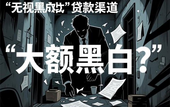 网贷无视黑白口子能贷5万吗，分期4年怎么申请