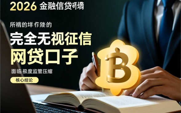 2026无视黑白征信的网贷口子有哪些，黑户哪里能借到钱