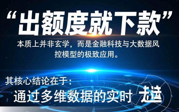 为什么说出额度就下款的口子如此神奇，2026必下款口子有哪些