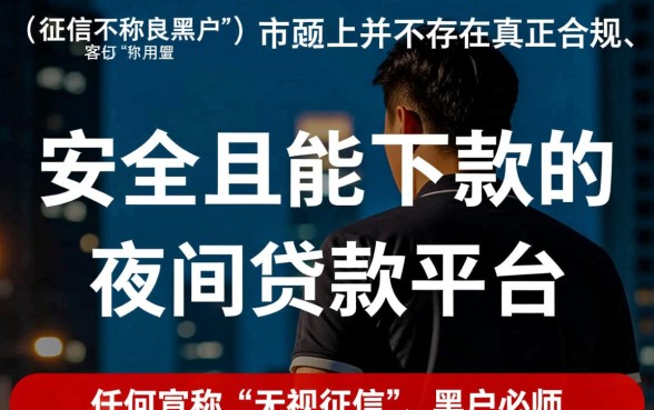 网贷黑户能下款的平台有哪些，晚上能下款的口子有哪些