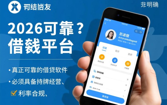 2026可靠的借钱平台有哪些软件呢，正规借款软件哪个好下款