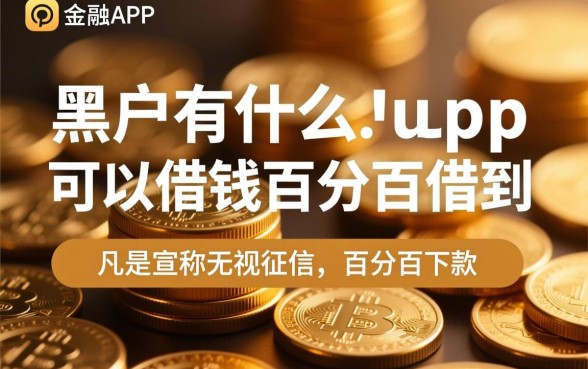 黑户借钱哪里能百分百下款？必过口子有哪些？