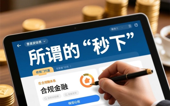 征信不好怎么秒下分期贷款，黑户哪里有靠谱口子？