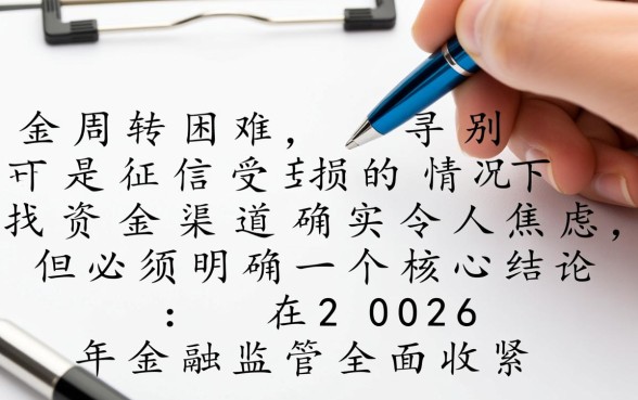 2026网贷黑户哪里能借到钱啊，急用钱怎么下款