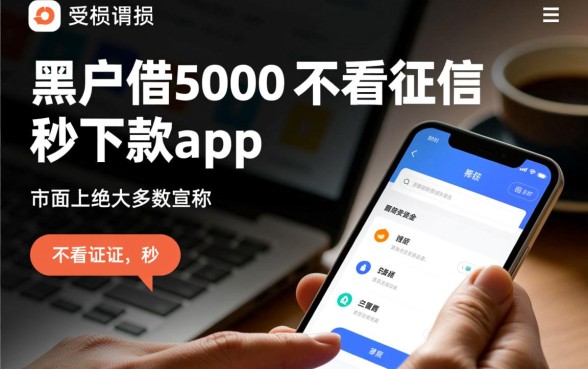 黑户借5000不看征信秒下款app是真的吗，哪里可以借到？