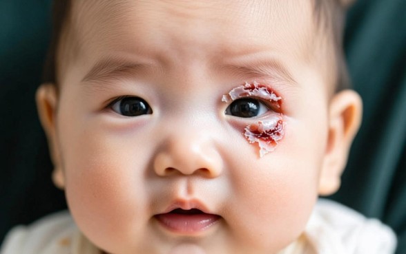 宝宝眼皮有口子结痂几天掉，伤口护理怎么做才不留疤
