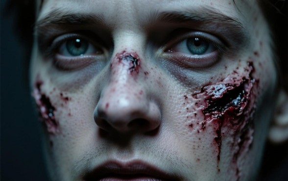 梦见脸皮裂开是什么意思，梦见鼻子下边脸皮裂开代表什么