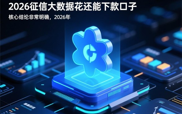 2026征信大数据花还能下款吗，哪里有必过口子？