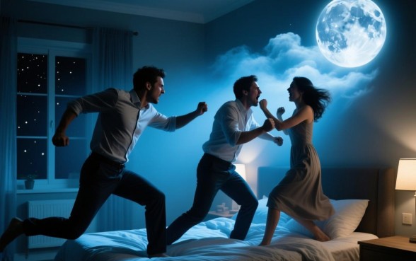 梦见被人追打两口子，自己被打下来是什么预兆？