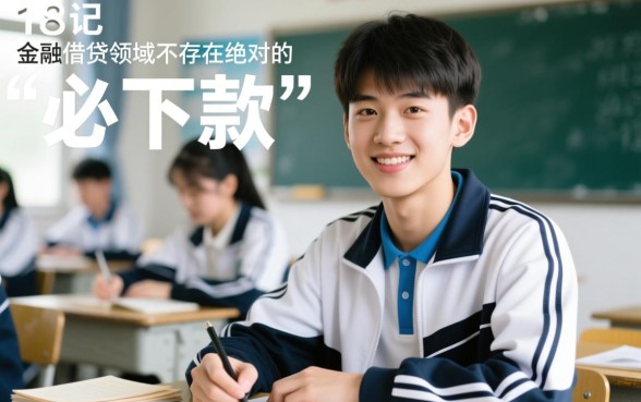 18岁学生如何申请到必下款的口子，不看征信真的能下款吗？