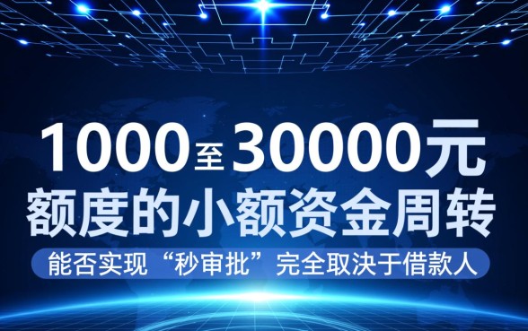 秒审批1000-30000的借款哪里借？哪个平台靠谱？